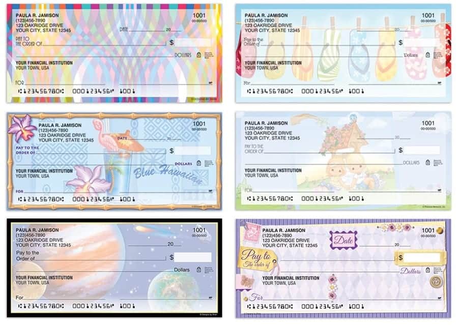 examples of checks in the mail designs that are safe to order online