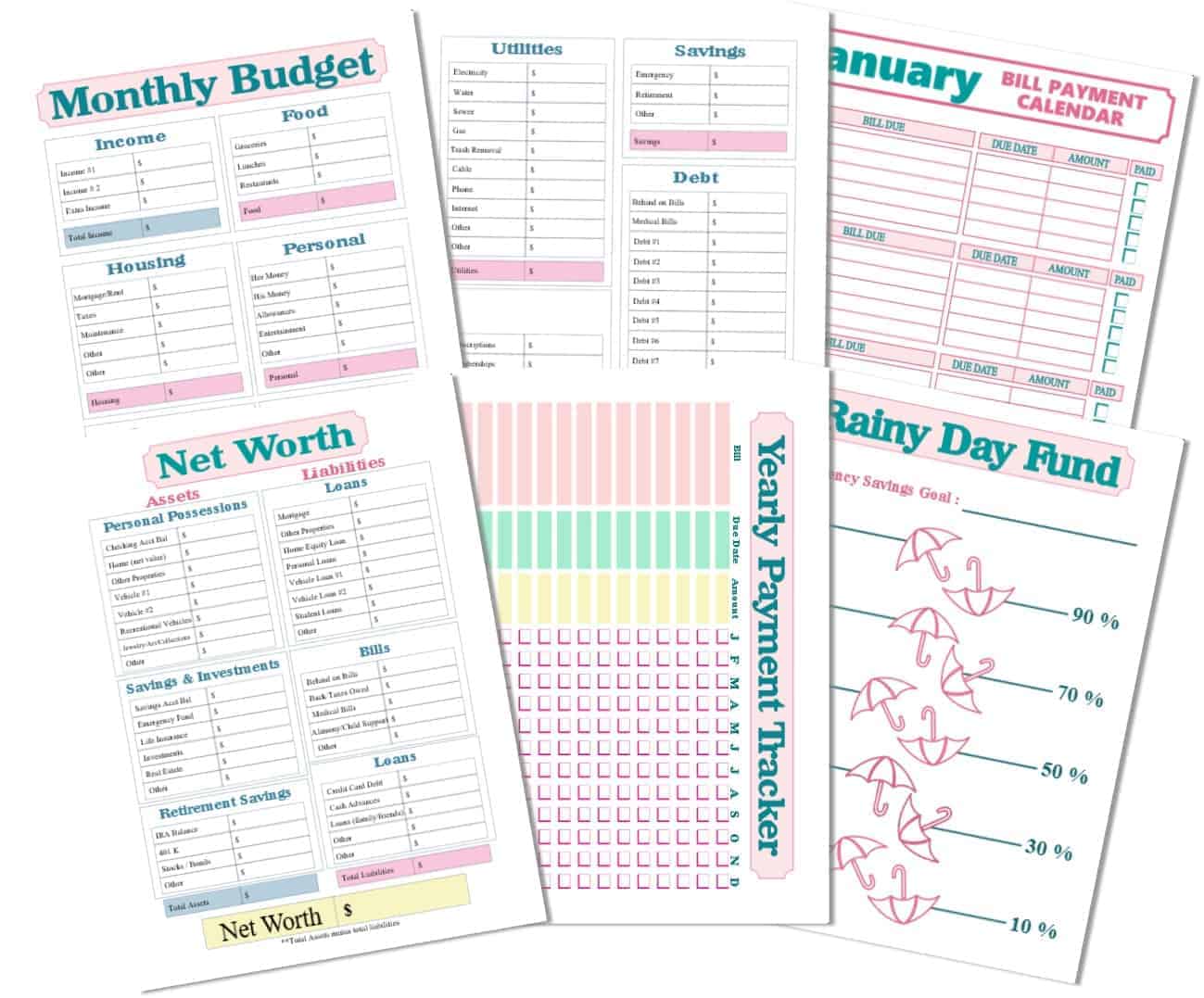 17 Free Budget Printables to Manage Your Money in 2024