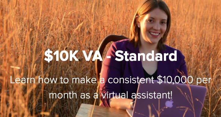 10K VA virtual assistant training course