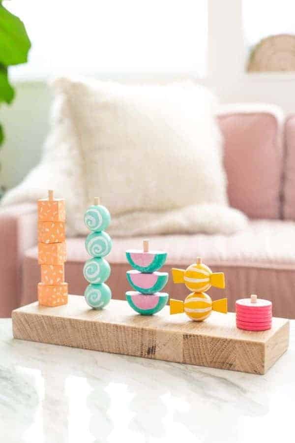 wooden toy as an example of what you sell on Etsy to make money