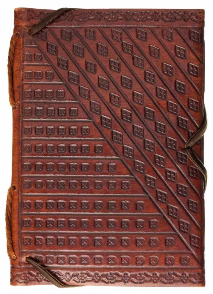 embossed leather journal one of the craft that make money